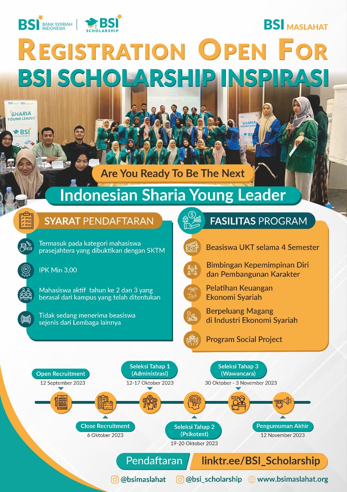 BSI SCHOLARSHIP INSPIRASI 2023 - Fakultas Ilmu Komputer UPN Veteran Jakarta