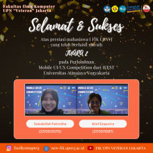 Selamat & Sukses Kepada Tim Mahasiswa yang Menggapai Juara 2 pada Lomba ...