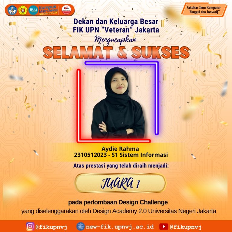 Selamat & Sukses Kepada Mahasiswi yang telah Menggapai Juara 1 ...