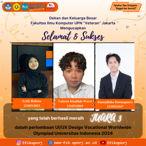 Selamat & Sukses Kepada Tim Mahasiswa yang telah Menggapai Juara Ke-3 ...