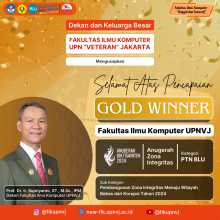 Selamat & Sukses Kepada FIK UPNVJ yang telah Meraih Penghargaan Gold ...
