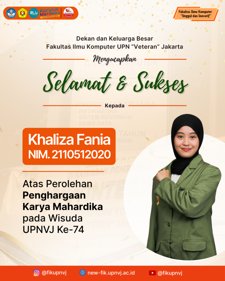 Selamat & Sukses Kepada Wisudawati FIK yang telah Meraih Penghargaan ...