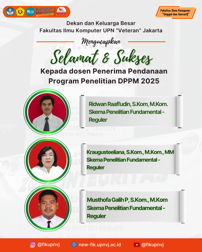 Selamat & Sukses kepada Dosen Penerima Pendanaan Program Penelitian ...