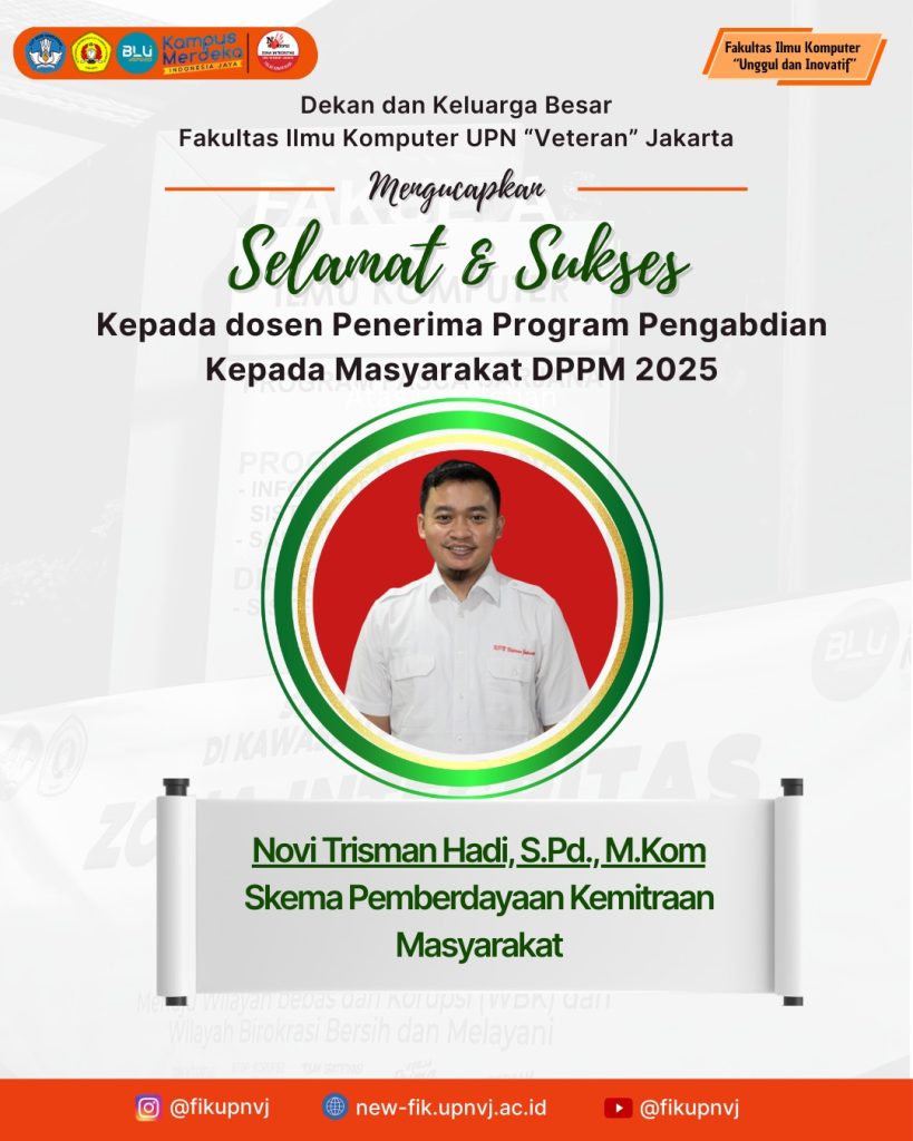 Selamat & Sukses kepada Dosen Penerima Pendanaan Program Pengabdian ...